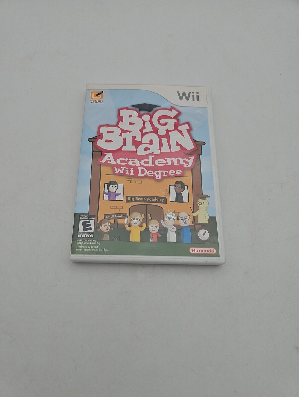BIG BRAIN ACADEMY WII DEGREE NINTENDO WII BIG FUN FOR BIG BRAINS  2007 CIB